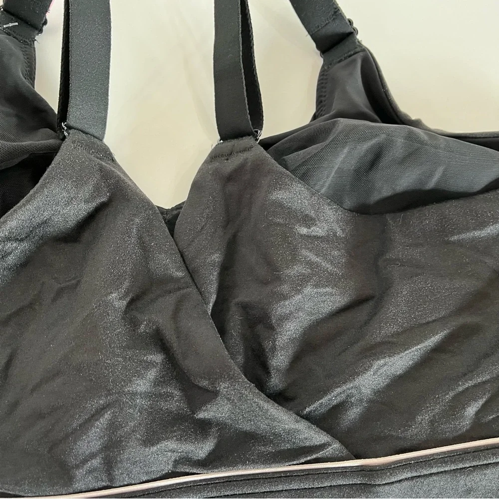 NWT Cacique Black Wireless Unlined Lounge Bra, size 44DD - Picture 5 of 8